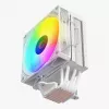 Rampage Octagon C70 Dissipatore CPU con LCD, ventola ARGB da 120 mm, AM5/LGA1700, bianco