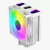 Rampage Octagon C70 Dissipatore CPU con LCD, ventola ARGB da 120 mm, AM5/LGA1700, bianco