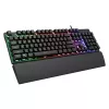 Rampage Fortuna Set tastiera, mouse e tappetino da gaming, 12800 DPI, nero