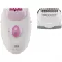 Epilatore Braun Silk-epil 3 SE3-031 bianco/rosa