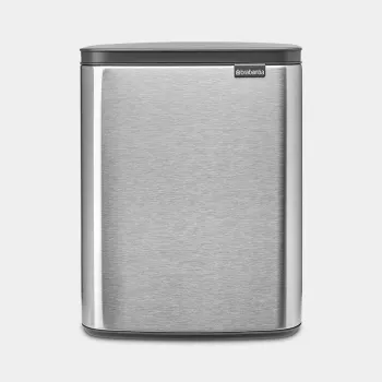 Pattumiera Brabantia BO 12 litri acciaio opaco antimpronta