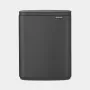 Pattumiera Brabantia BO 12 litri opaco Infinite Grey