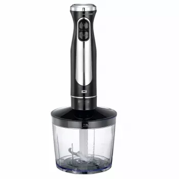 Melissa & Doug set mixer con tritatutto, frusta, bicchiere, nero e acciaio inox (16210069)