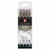 Sakura Pigma Micron set di penne fineliner Cool Gray da 4 pezzi