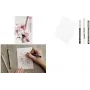 Sakura Cherry Blossom set di penne da disegno nero da 6 pezzi