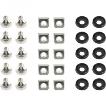 GEMBIRD 19A-FSET-01 Kit di montaggio a rack - 19 pollici (10 pz.)