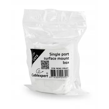 Gembird Cablexpert NCAC-1F6-01 Scatola di rete da superficie