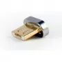 Gembird Cablexpert Adattatore USB 2.0 magnetico da USB a Micro-USB Type B - nero