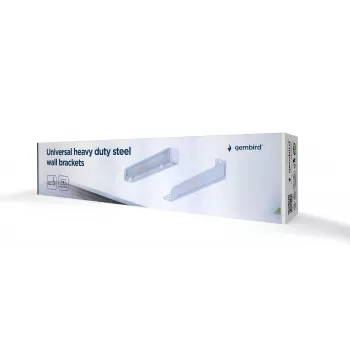 GEMBIRD WM-U35-01-W staffe universali heavy duty in acciaio per parete 35 kg bianco
