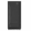 GEMBIRD CCC-FC-WOOD case per computer Mid Tower, nero con accento in legno, pannello laterale in vetro temperato