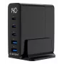 GEMBIRD TA-UC-2A3C-PD140-01-BK GaN Caricabatterie rapido a 5 porte USB-C & USB-A, 140 W, nero