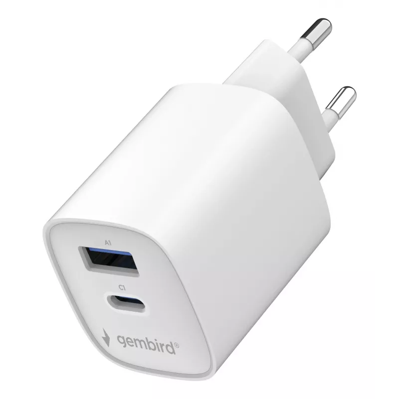 Gembird TA-UC-1A1C-PD45-01-W alimentatore USB-C PD 45W bianco