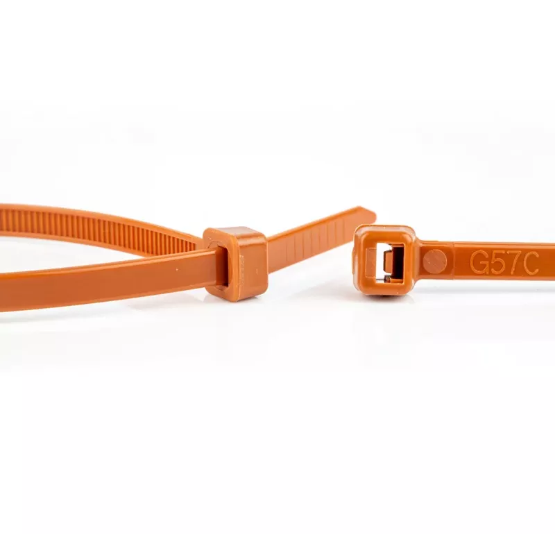 Fascette fermacavi in plastica WKK marroni 300x4,8mm 100 pezzi