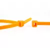 Fascette fermacavi in nylon WKK arancioni 370x4,8mm 100 pezzi (110226371)
