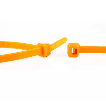 Fascette fermacavi in nylon WKK arancioni 370x4,8mm 100 pezzi (110226371)