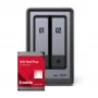 UGREEN DXP2800 NAS 2 vani con 2x 4TB WD Red Plus, Intel N100, 8GB DDR5, 2.5GbE