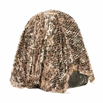 Buteo Photo Gear rete mimetica 3D Leaf marrone 2.4x3.0m