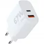 XTORM caricabatterie GaN 67W bianco certificato GRS XEC067