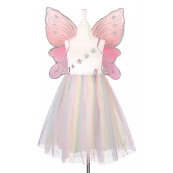 Souza! Set costume farfalla fata vestito e ali Louanne 3-4 anni