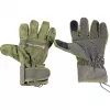 STEALTH GEAR guanti taglia M - nero, con dita intere e punte ribaltabili, compatibili touchscreen, antivento e idrorepellenti