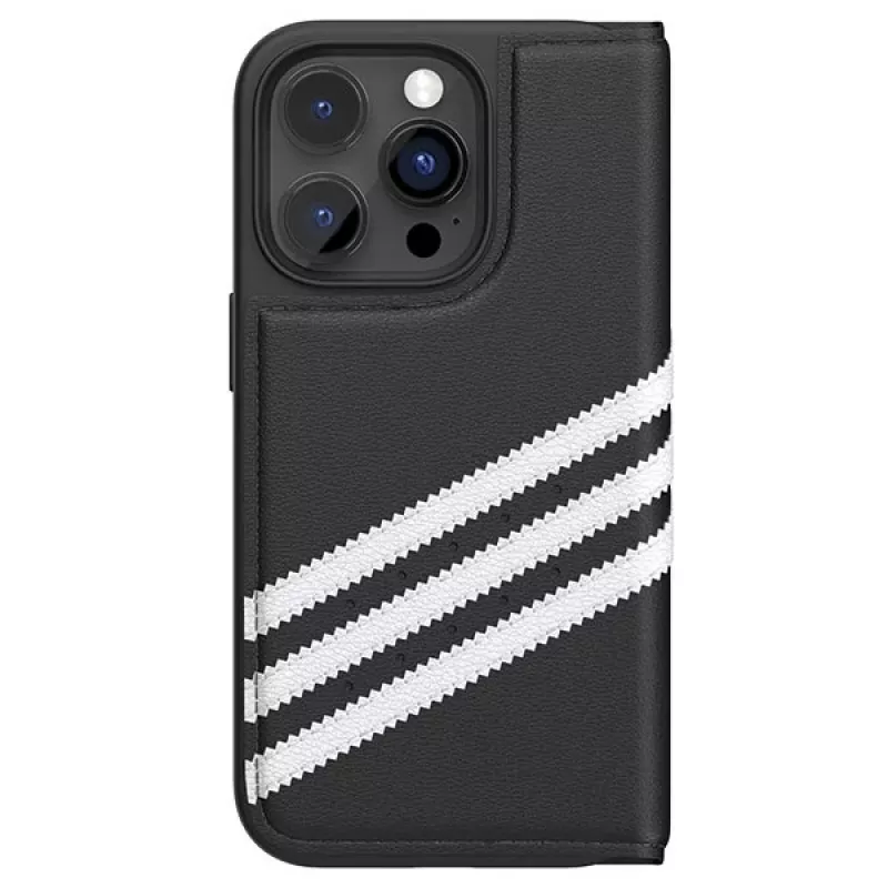 Adidas Originals OR Booklet Case PU per iPhone 14 Pro Nero/Bianco