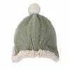 Lodger cappello invernale in pile doppio strato Elm verde salvia 1-2 anni