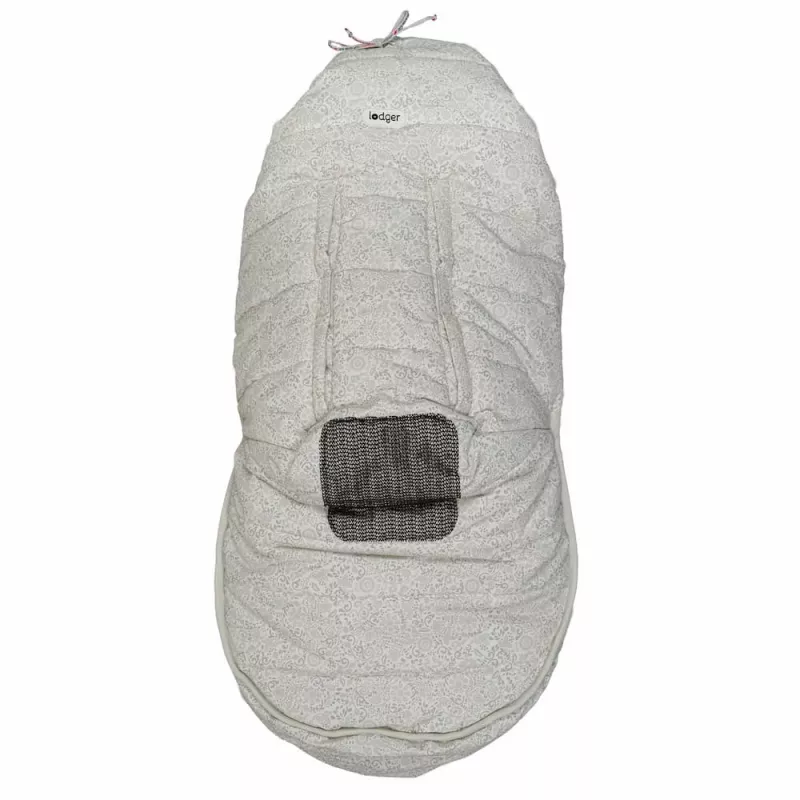 Lodger sacco nanna impermeabile invernale per passeggino Bunker Drizzle grigio Taslon
