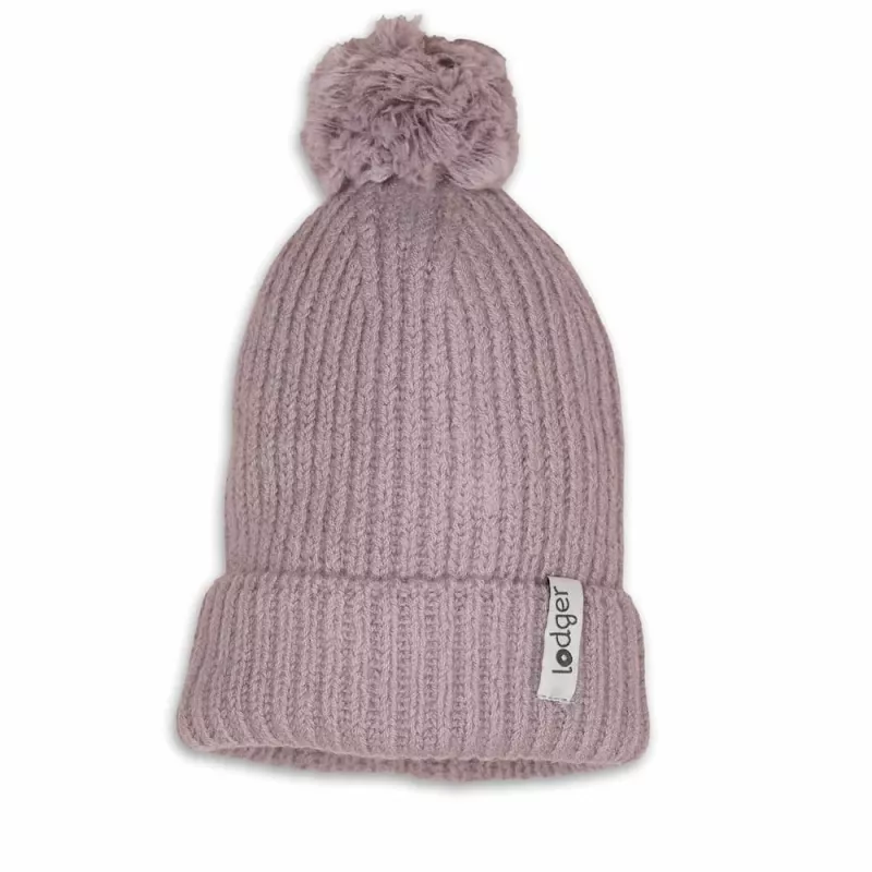 Lodger cappello neonato in lana merino 100% rosso rosa 6-12 mesi