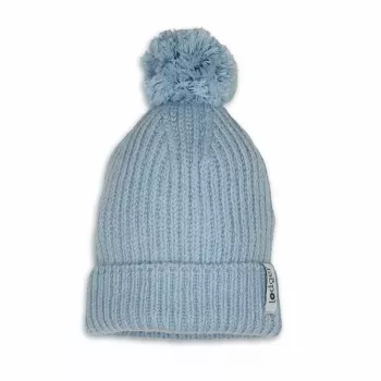 Lodger cappello neonato in lana merino 100% Blue Fogg 6-12 mesi