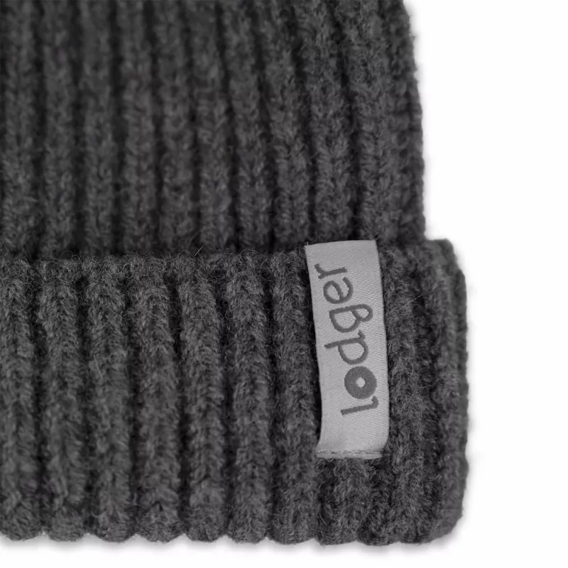 Lodger cappello neonato in lana merino 100% Graphite Pigeon 3-6 mesi