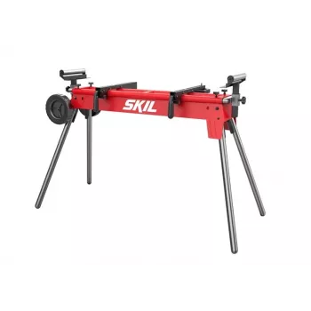 SKIL Work Table Stand 1300AA - banco da lavoro in legno massiccio con 2 cassetti e pannello forato, portata 200 kg