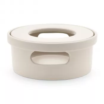 Bredemeijer Scaldavivande per tè Skagen in gres bianco 140x140mm 147051