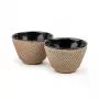 Bredemeijer Xilin Set di 2 tazze da tè in ghisa, camel, 100 ml