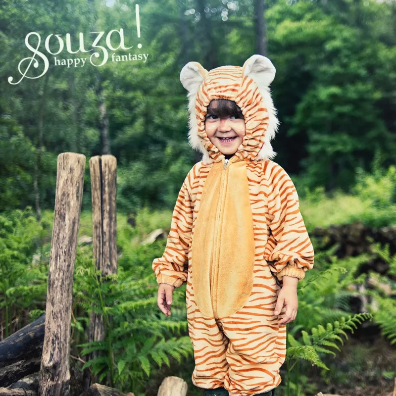 Souza! costume tuta kigurumi Timmy la Tigre per bambini, 6 anni (100799)
