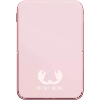 FRESH'N'REBEL caricatore wireless a induzione 5000 mAh rosa pastello