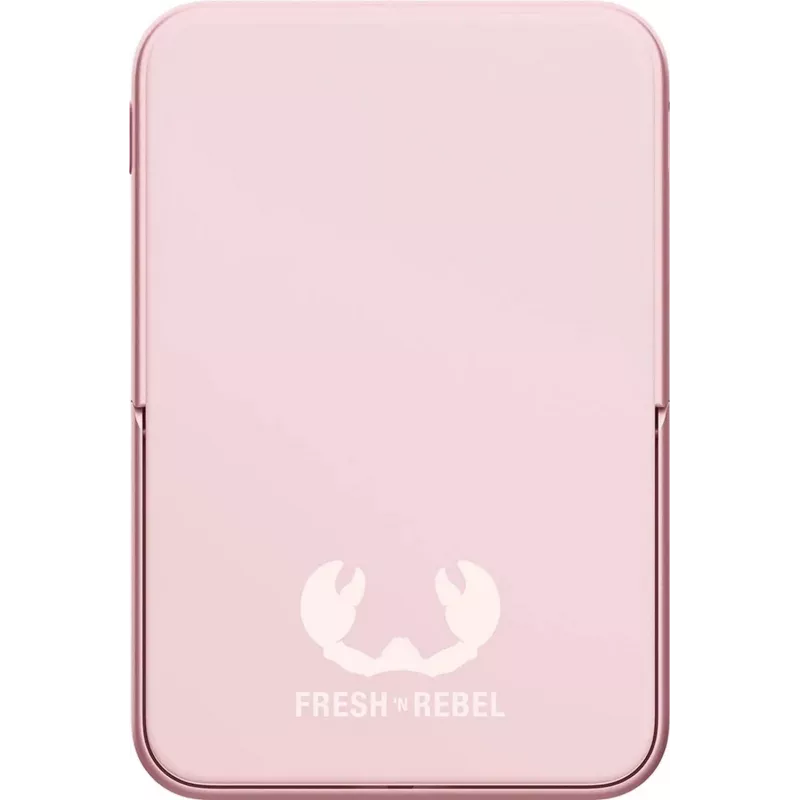 FRESH'N'REBEL caricatore wireless a induzione 5000 mAh rosa pastello