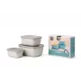 Mepal Cirqula Multi Bowl Set da 3 pezzi, Nordic White