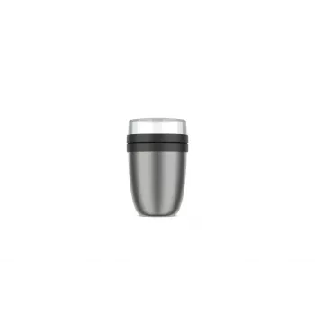Mepal Thermo-Lunchpot Ellipse acciaio inox Nordic Black 500+200ml
