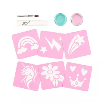 Souza! Unicorn tatuaggi temporanei glitter 12 pezzi