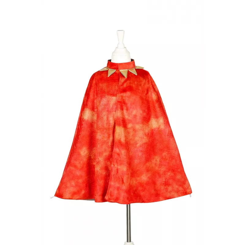 Souza! Mantello costume reversibile re e drago rosso, 4-7 anni