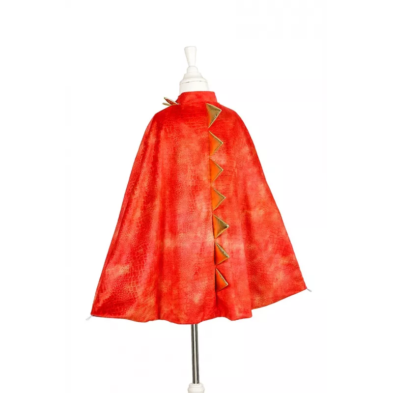 Souza! Mantello costume reversibile re e drago rosso, 4-7 anni