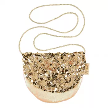 Souza! Borsa a spalla dorata con paillettes Angelique per bambino