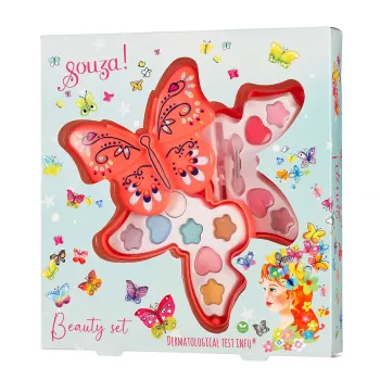 Souza Set trucco per bambino farfalla 13 pezzi