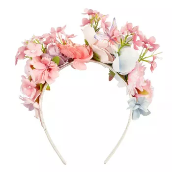 Souza! Cerchietto con fiori e farfalla Meadow Gabi