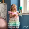 Souza! Costume vestito in tulle principessa arcobaleno Fenne per bambina 3-4 anni