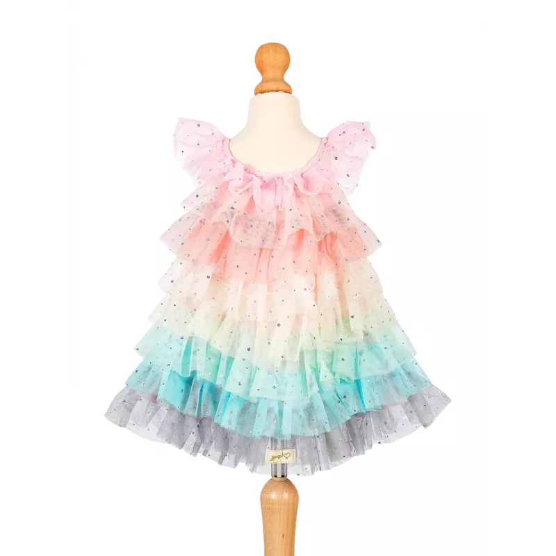 Souza! Costume vestito in tulle principessa arcobaleno Fenne per bambina 3-4 anni