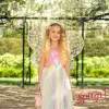 SOUZA! Set costume fata farfalla Flora - vestito e ali per bambina 5-7 anni