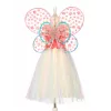 SOUZA! Set costume fata farfalla Flora vestito e ali 8-10 anni