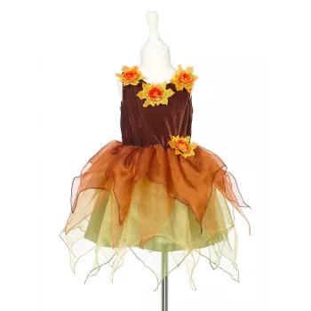 Souza! Vestito costume strega Sabrina con gonna in tulle e cappello per bambina 5-7 anni