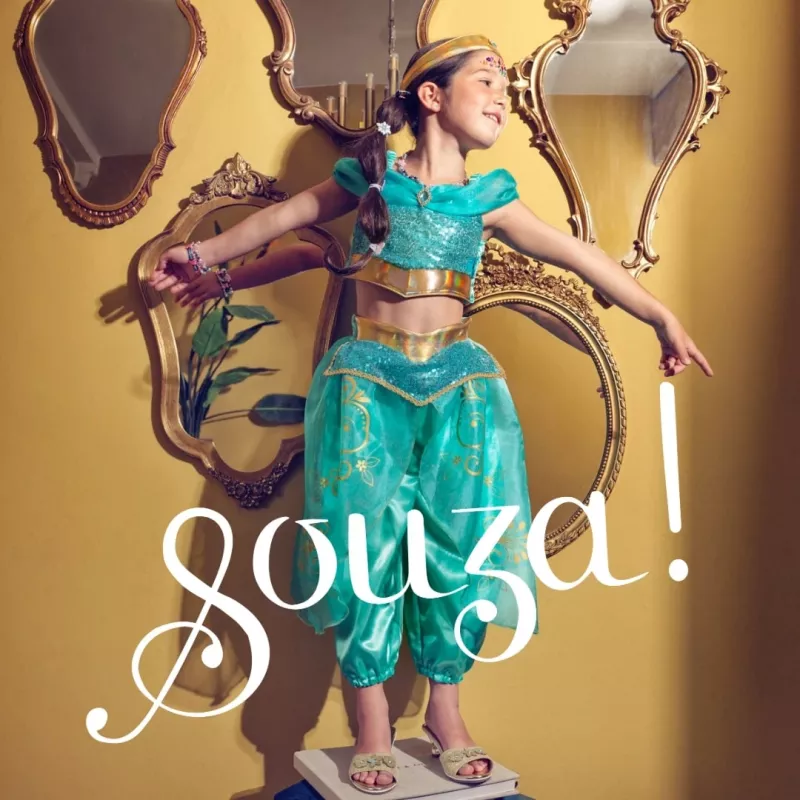 Souza! Costume principessa araba Amira 3-4 anni